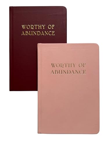 Manifestation Journal - Worthy of Abundance - Manifest Rich Life, Develop Millionaire Money Mindset - Daily Guided Gratitude Luxury Miracle Planner with Prompts for Women & Men Gift