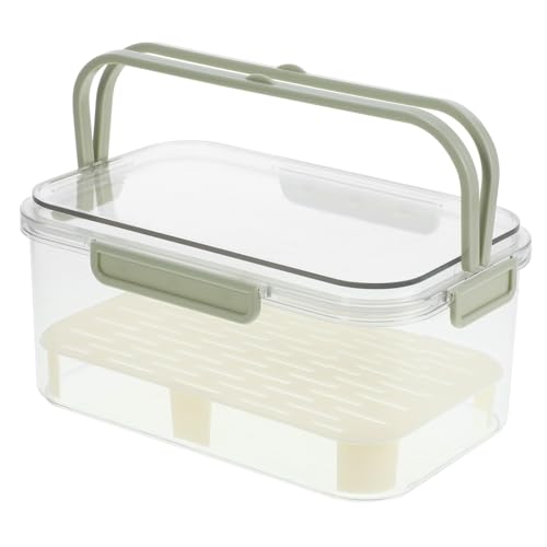 Ciieeo 2 Uds Cajas De Refrigerios Para Refrigerador Pequeño Para Verduras Contenedores Para Refrigerador Aire Libre Para Alimentos Refrigeradores De Cocina Almacenamiento De