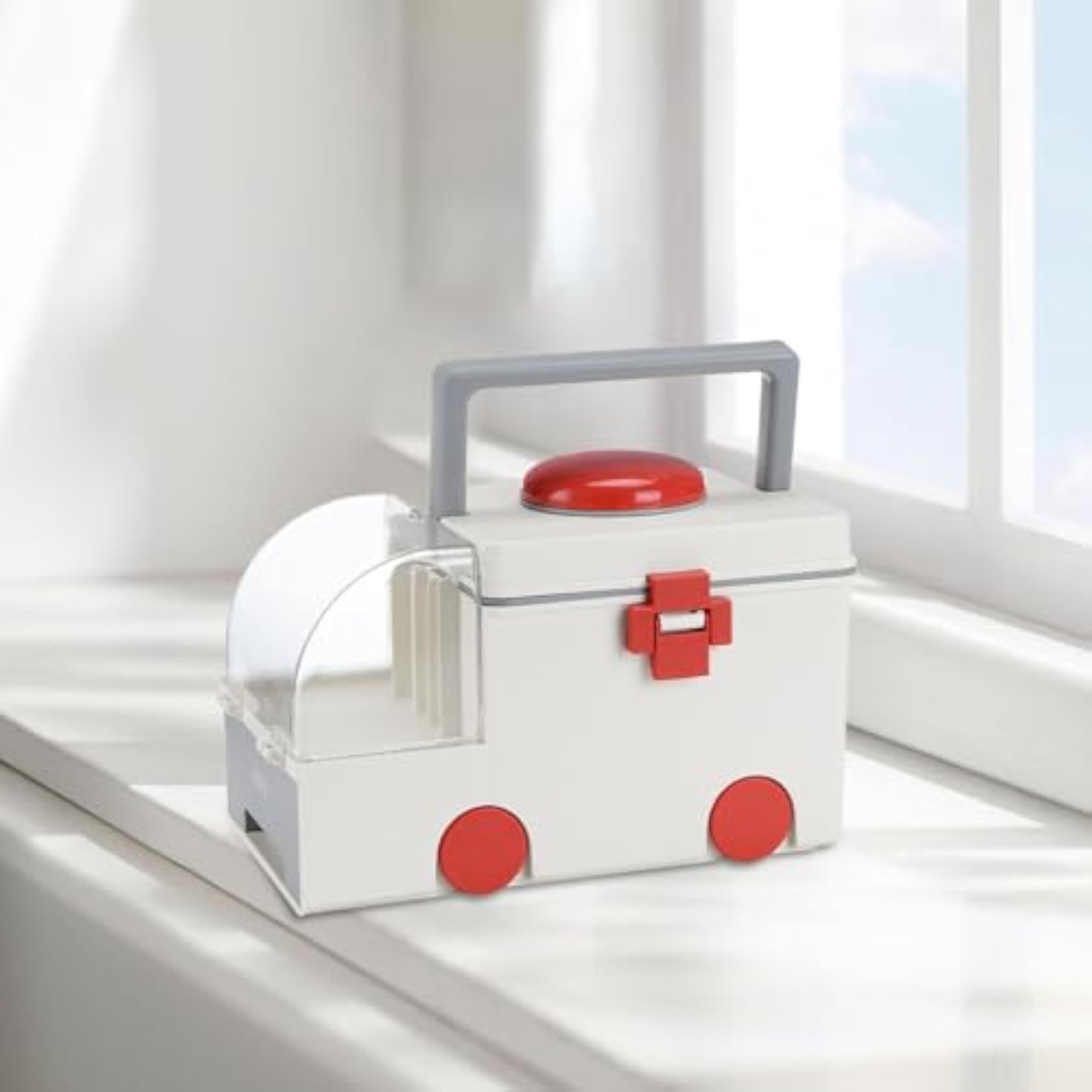 First Aid Storage Box Container Bin Portable Handle