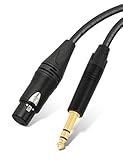 Specifiche: Tipo di cavo: Cavo Audio Belden 1813A; Connettore: XLR Femmina a 6,35mm; Lunghezza: 1m; Schermatura: Doppia schermatura; Quantità per confezione: 1 pezzo