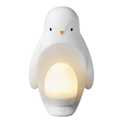 Image of Tommee Tippee Penguin 2 in 1 Portable Nursery Night Light, White