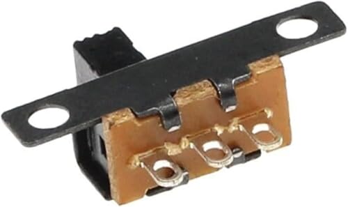 Interruptor deslizante SPDT SS12F55 con conmutación estable ON-ON de 2 posiciones 3