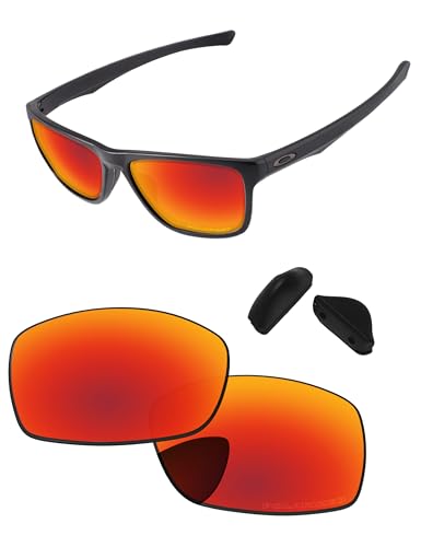 Image of Replacement Lenses & Nose Pieces for Oakley Holston OO9334 Sunglass - Precision Fit, UV Block & Impact Resistant