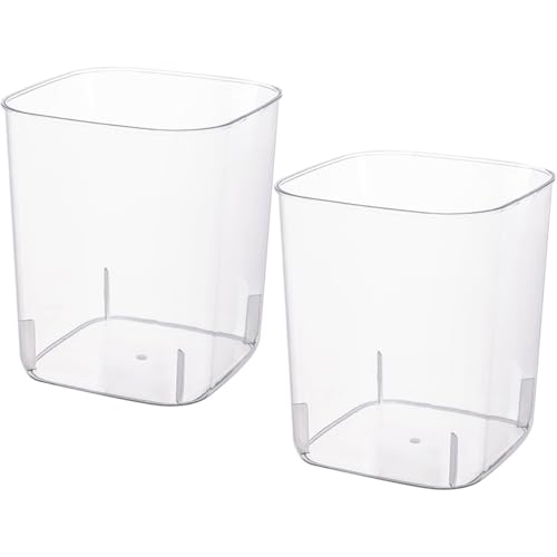 Petite poubelle de table plastique transparent lavable et compacte