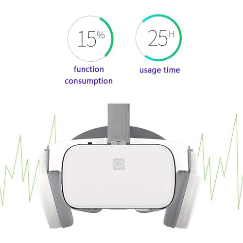 Auriculares de realidad virtual – Gafas de realidad virtual 3D con controlador Bluetooth, lente de alta definición para juegos móviles y videos, compatible con la mayoría de teléfonos inteligentes