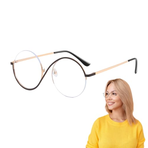 Generisch Gafas de protección contra la luz azul de la pantalla | Gafas retro para conductores, trabajo, estudiantes, juegos, TV