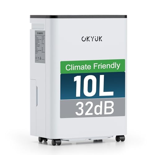 OKYUK Deumidificatore Casa Muffa 10 L, deumidificatore bagno, deumidificatore...