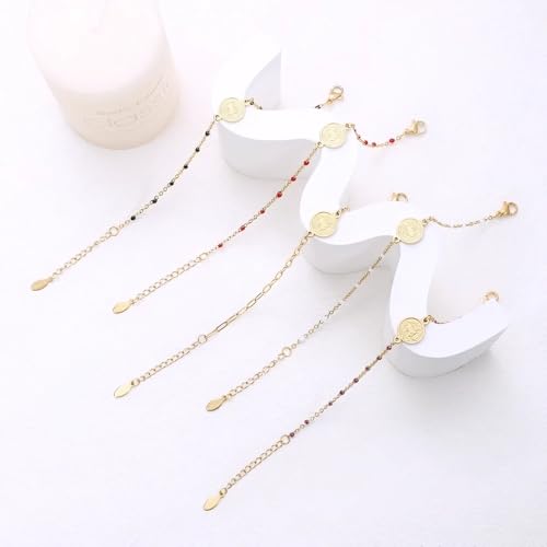 Small Catholic Religious Saint Benedict medal San Benito Stainless Steel Bracelet Chain Charms Tags-N394