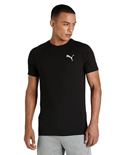 Image of Puma Men's Solid Regular Fit T-Shirt