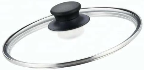 12cm Tempered Glass PAN LID & PK2 Pan Lid KNOBS -Replacement Wok Lid, Stir Fry Pan Lid, Stock Pots Lid, Casserole Pan Lid, Saucepan Lid