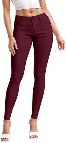 Hybrid & Company Womens Hyper Ultra Stretch Comfy Skinny Leg Work...