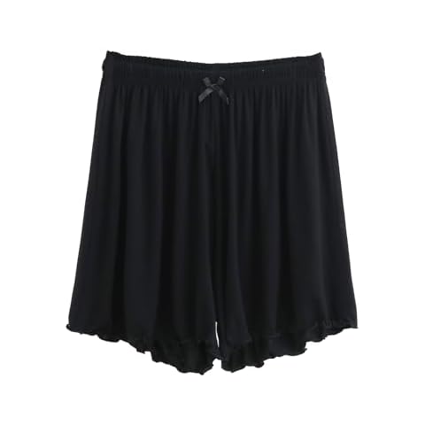 Women's Stretchy High Waist Pyjama Shorts Cover