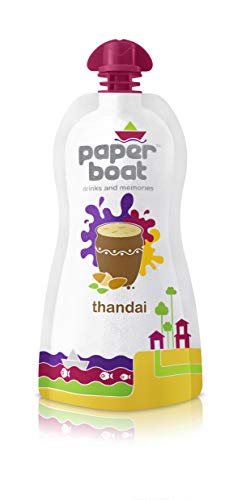 Image of Paper Boat Peanut Chikki, 30 Units x 28 g + Paper Boat Thandai, 180ml (Pack of 6)