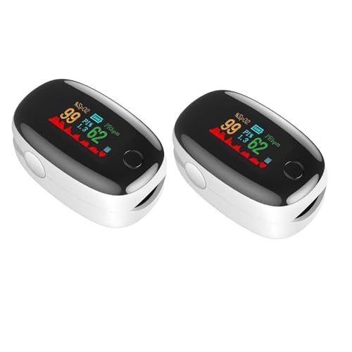 Non In𝘃𝒂𝒔ive for Pulse O𝑥𝒊meter,Non Invasive&pri𝗰𝗸𝗶ng, Compact and Portable Home or Outdoor Use, Upgraded Version 2PCS
