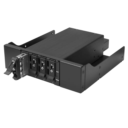 Kingwin Bay Bracket Slim para 4 NVMe M.2 SSD 5.25" miniatura 1