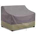 KylinLucky Outdoor Sofa Cover Waterproof Heavy Duty Patio Furniture Protector 66x34x38 Inches, Grey Loveseat Cover