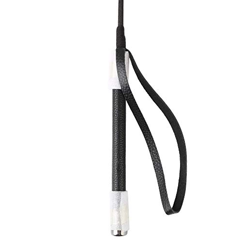 NOPNOG PU leder lange greep tegel peddel, zwarte seksspeelgoed, SM flirtspeelgoed voor paren, 54 cm lang (vlindervorm) - Afbeelding 6