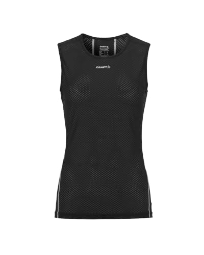 Craft Stay Cool Mesh Superlight | Sleeveless Top | Sport Unterhemd Ärmellos für Damen | Sporttop Damen (Gr. XS-XXL), Schwarz