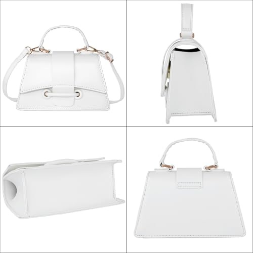 Image of Ayliss Micro Mini Crossbody Handbag Women's Purse Clutch Cute Mini Trendy Bag Top Handle PU Leather Shoulder Bag