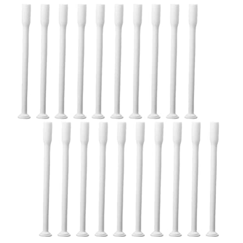 Healvian 20 Pièces Applicateurs Vaginaux Applicateur Individuel Inserteur Suppositoires Applicateurs pour Acide Borique Suppositoires Capsules Fournitures Féminines Blanc Cover