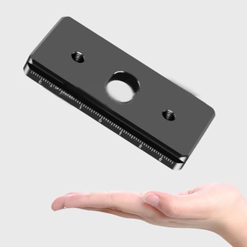 Adaptador de liberación rápida de aluminio para trípode de cámara 4