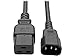 Tripp Lite P047-002 Heavy-Duty Power Cord 15A 14AWG C19 to C14 - Power cable (250 VAC) - IEC 320 EN 60320 C19 - IEC 320 EN 60320 C14 - 2 ft - molded - black