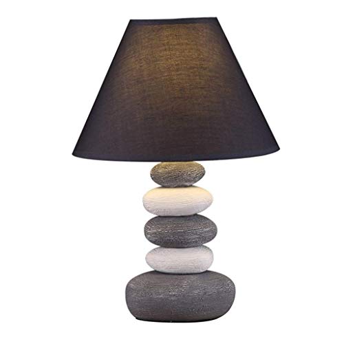 Preisvergleich Produktbild DIAOD Einfache Designs Startseite Grautöne Keramik Stein Tischlampe