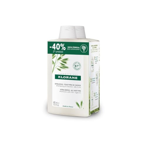 A LA LECHE DE AVENA champú extrasuave duo 2 x 400 ml