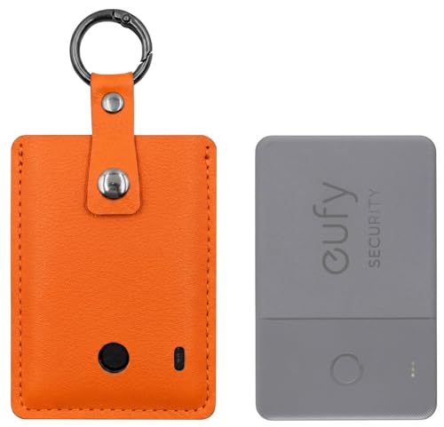 LAZIR0 �P�[�X Anker Eufy Security SmartTrack Card �Ή� PU���U�[�ی�P�[�X �L�[�z���_�[�t�� �X�}�[�g�g���b�J�[ �J�o�[ ���h�~ �����h�~ �h�� �X���� �y�� �����^�ѕ֗� (�I�����W�F)