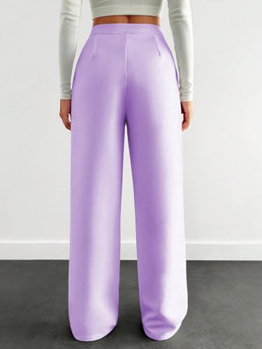 Image of Toochki Trousers for Woman Pants Women's Formal Office Korean | Beige Black Track Pant | Straight | Cotton Spandex Stretchable Trouser | High-Waisted Bottom Wear