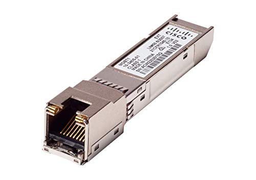 Cisco MGBT1 SFP Transceiver with Gigabit Ethernet (GbE) 1000BASE-T Mini-GBIC (MGBT1)
