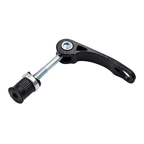 Yoohey 5PCS Seat Post Clamp Quick Release Bicycle Seatpost Clamp Aluminium Alloy Bike Seat Post Clamp Cycling Part Accessory for Mountain Road Bike (Black) - Thumbnail 2