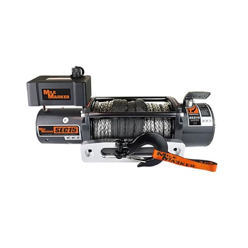 TrendsAuto Winch SEC15 15,000 lbs con Cable Sintético miniatura 2