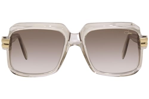 Cazal Legends 607 009 Sunglasses Greige Transparent/Tan Gradient Lenses 56mm2