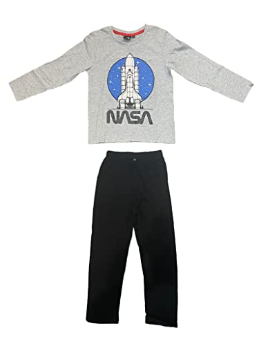 Fashion UK NASA Shuttle Winter Schlafanzug Lange Ärmel Kinder, mehrfarbig, 8 Jahre