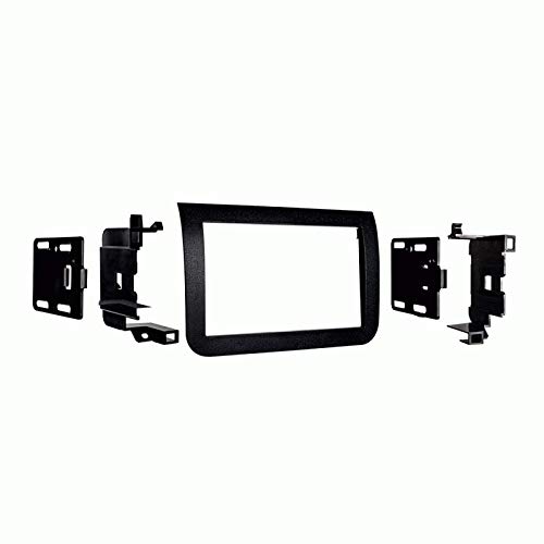 Harmony Audio METRA Bundle Compatible with 2014-2018 Ram Promaster 99-6518B ISO Mount Radio Bracket Painted Matte Black with HA-40EU55 Antenna Adapter