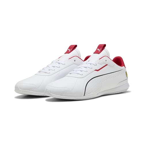 PUMA Zapatillas Scuderia Ferrari Neo Cat 3.0 Unisex 45, White Rosso Corsa Red