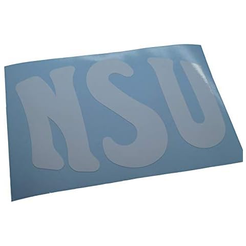 NSU lettering, spare part sticker or as tank lettering decoration Cover