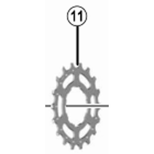 Amazon | シマノ(SHIMANO) リペアパーツ 18TギアC(11-32T用) CS-5800