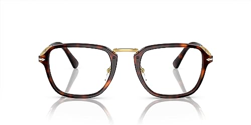 Image of Persol mens Po3331v Rectangular Prescription Eyewear Frames