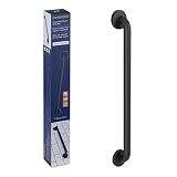 evekare Premium Extra Strength Grab Bar for Bathtubs and Showers | Stainless Steel Matte Black 24 in