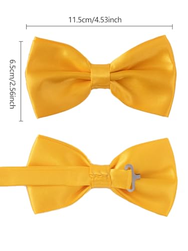 Image of habibee Suspenders and Bow Tie Set for Men, Adjustable Elastic Braces with Y-Back, Diverse Colors, Strong Clips