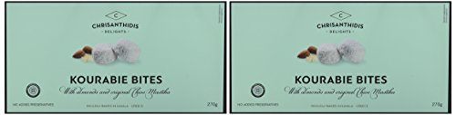 Chrisanthidis S.A. Kourabie Buttergebäck mit Mandeln und originelle Chios Mastix 270g, 2er Pack (2 x 270 g)