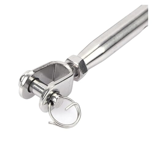 Tensor Quijada Acero Inoxidable M6 de 5 Piezas para Tensionar Cuerda o Cable, Diseño Resistente y a Prueba de Clima miniatura 6