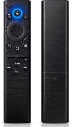 AMROAH Remote Control Replacement for Samsung Smart TV with Voice Control Compatible with Frame Curved Crystal UHD Models 20192026