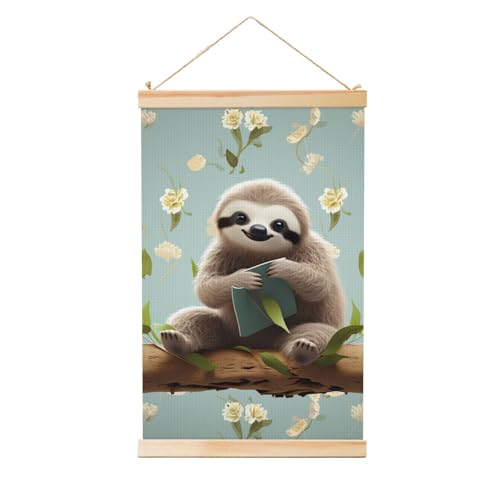 Impression sur toile paresseux pour égayer un mur vide