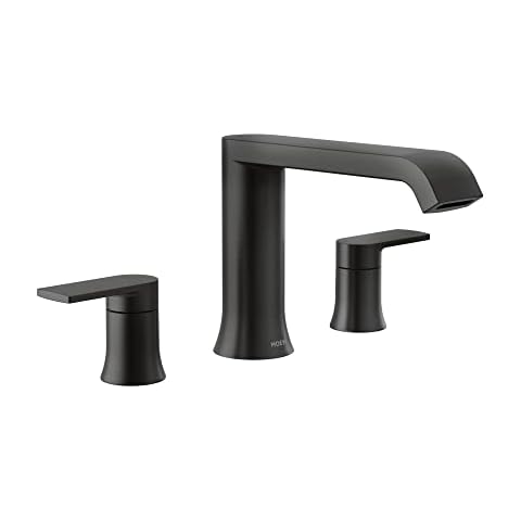 Moen Genta LX Matte Black Roman Tub Faucet Set Cover