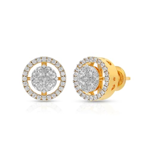 Image of 925 Sterling Silver Earrings for Women & Woman | Stud Earrings for Women | Daily Wear Silver Jewellery | Gift for Wife, Girlfriend, Mother, Sister | Rakhi Gift for Sister