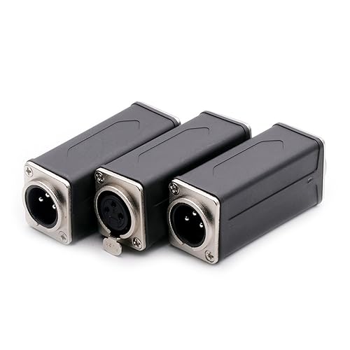 Conector XLR de 3 pines soluciona cortes de audio en panel de rack 10 uds 4
