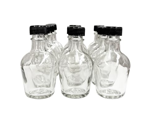Listado de Licoreras de vidrio, tabla con los diez mejores. 41 Botellas Licoreras de Vidrio, 50 ml, Set de 12, Transparente con Tapa Negra